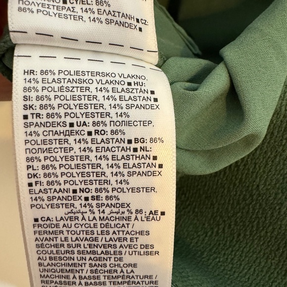 Athleta  Vienna Cargo Pant Green NWT 22 - Picture 7 of 7